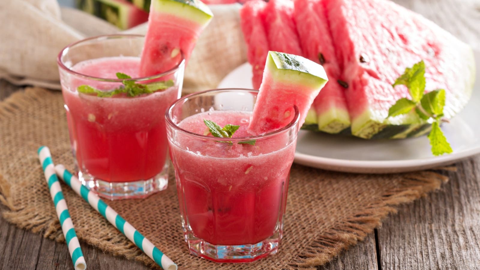 Como hacer batido de sandia